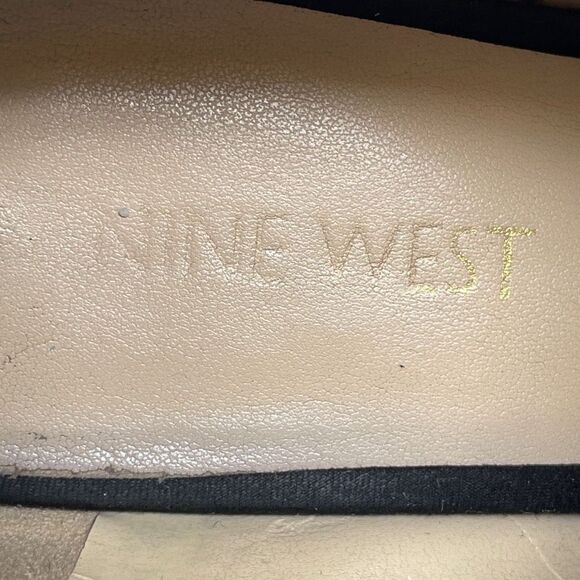 Nine West Women's Lilianne Dress Oxfords Pointed Toe Lace Up Shoes Black 7.5M - Picture 9 of 11